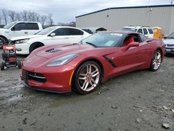 Chevrolet Corvette salvage cars for sale: 2014 Chevrolet Corvette Stingray Z51 2LT