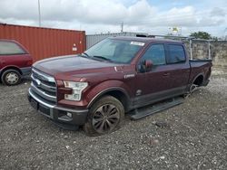 Salvage cars for sale from Copart Homestead, FL: 2015 Ford F150 Supercrew