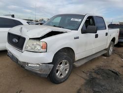 Salvage cars for sale at Brighton, CO auction: 2004 Ford F150 Supercrew