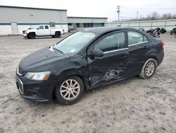 Salvage cars for sale at Leroy, NY auction: 2017 Chevrolet Sonic LT