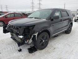 Salvage cars for sale at Elgin, IL auction: 2018 Ford Explorer XLT