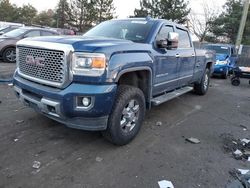Salvage cars for sale from Copart Denver, CO: 2016 GMC Sierra K3500 Denali