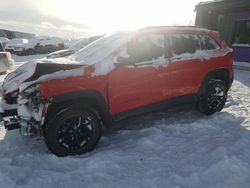 Salvage cars for sale from Copart Montreal Est, QC: 2018 Jeep Cherokee Trailhawk