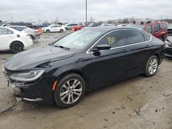 Chrysler 200 salvage cars for sale: 2015 Chrysler 200 Limited