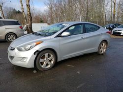 Salvage cars for sale from Copart Portland, OR: 2012 Hyundai Elantra GLS