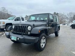 Jeep salvage cars for sale: 2017 Jeep Wrangler Unlimited Sport