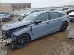 Salvage cars for sale at Kansas City, KS auction: 2023 Honda Civic Sport