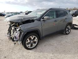 Jeep Compass salvage cars for sale: 2020 Jeep Compass Limited