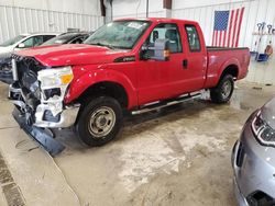 Salvage cars for sale at Franklin, WI auction: 2012 Ford F250 Super Duty