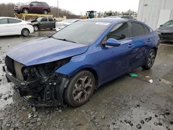 Salvage cars for sale at Windsor, NJ auction: 2019 KIA Forte FE