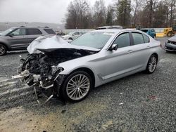Salvage cars for sale from Copart Concord, NC: 2017 BMW 530 I