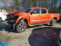 Salvage trucks for sale at Austell, GA auction: 2017 Toyota Tacoma Double Cab