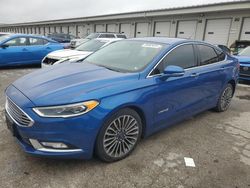 Salvage cars for sale from Copart Louisville, KY: 2017 Ford Fusion Titanium HEV