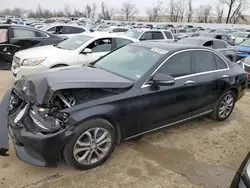 Mercedes-Benz c-Class salvage cars for sale: 2017 Mercedes-Benz C 300 4matic