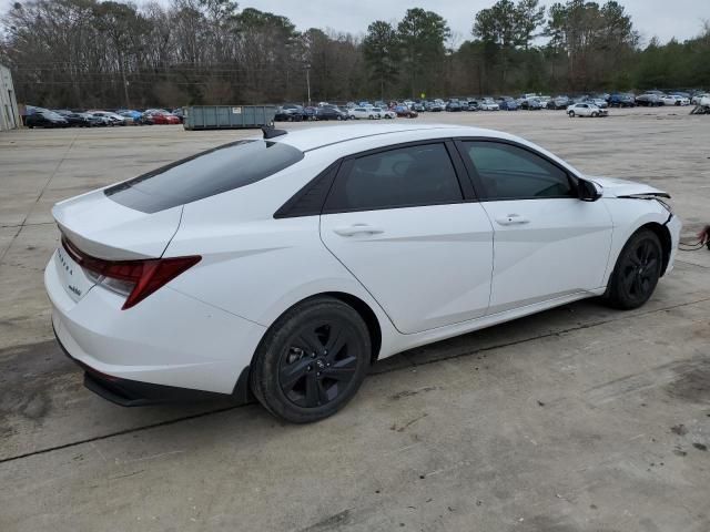 2023 Hyundai Elantra Blue