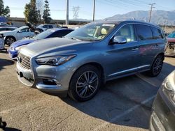 Salvage cars for sale from Copart Rancho Cucamonga, CA: 2018 Infiniti QX60