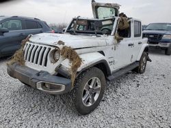 Jeep Wrangler salvage cars for sale: 2020 Jeep Wrangler Unlimited Sahara