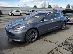 Tesla salvage cars for sale: 2018 Tesla Model 3