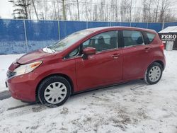 Salvage cars for sale from Copart Atlantic Canada Auction, NB: 2015 Nissan Versa Note S