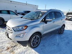 Salvage cars for sale from Copart Farr West, UT: 2020 Ford Ecosport Titanium