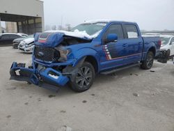 Salvage cars for sale from Copart Kansas City, KS: 2018 Ford F150 Supercrew