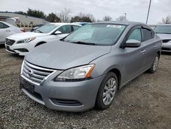 Salvage cars for sale at Sacramento, CA auction: 2014 Nissan Sentra S