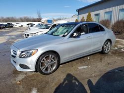 Vehiculos salvage en venta de Copart Louisville, KY: 2015 Mercedes-Benz C 300 4matic