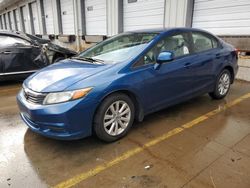 Honda Civic EXL salvage cars for sale: 2012 Honda Civic EXL