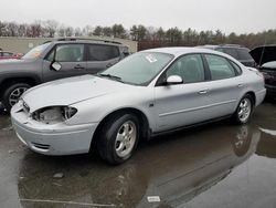 Salvage cars for sale at Exeter, RI auction: 2004 Ford Taurus SES