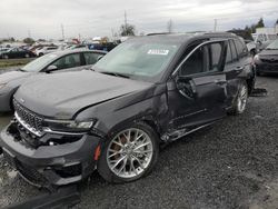 Jeep salvage cars for sale: 2022 Jeep Grand Cherokee Summit