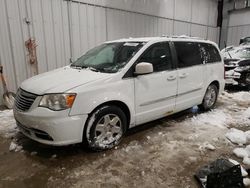 Salvage cars for sale at Franklin, WI auction: 2011 Chrysler Town & Country Touring