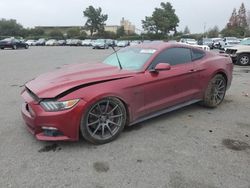 Salvage cars for sale from Copart San Martin, CA: 2016 Ford Mustang GT