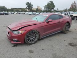 Ford Mustang GT salvage cars for sale: 2016 Ford Mustang GT