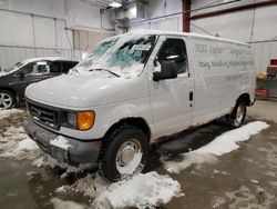 Salvage trucks for sale at Mcfarland, WI auction: 2004 Ford Econoline E150 Van