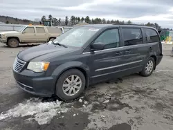 Salvage cars for sale at Windham, ME auction: 2012 Chrysler Town & Country Touring