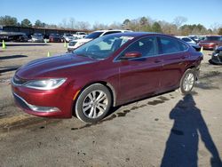 Salvage cars for sale at Florence, MS auction: 2015 Chrysler 200 Limited