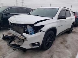 Salvage cars for sale at Elgin, IL auction: 2019 Chevrolet Traverse LT