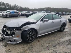 Salvage cars for sale at Ellenwood, GA auction: 2017 Audi A7 Premium Plus