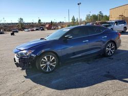 Salvage cars for sale at Gaston, SC auction: 2017 Nissan Maxima 3.5S