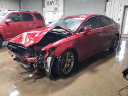 Salvage cars for sale at Elgin, IL auction: 2016 Ford Fusion Titanium