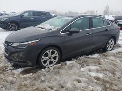 Vehiculos salvage en venta de Copart Davison, MI: 2017 Chevrolet Cruze Premier