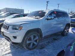 Salvage cars for sale at Chicago Heights, IL auction: 2015 Jeep Grand Cherokee Limited