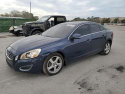 Salvage cars for sale at Orlando, FL auction: 2012 Volvo S60 T5