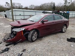 Salvage cars for sale at Augusta, GA auction: 2017 Chrysler 200 Limited