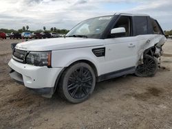 Salvage cars for sale from Copart Mercedes, TX: 2013 Land Rover Range Rover Sport HSE Luxury