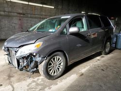 Toyota Sienna XLE salvage cars for sale: 2013 Toyota Sienna XLE