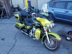 Salvage motorcycles for sale at Tucson, AZ auction: 2011 Harley-Davidson Flhtcu