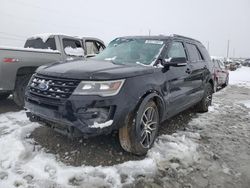 Salvage cars for sale from Copart Cahokia Heights, IL: 2017 Ford Explorer Sport