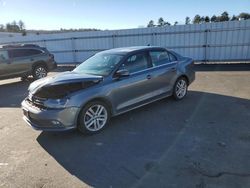 Salvage cars for sale at Windham, ME auction: 2017 Volkswagen Jetta SEL