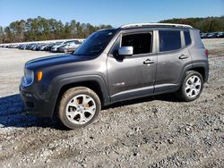 Salvage cars for sale from Copart Ellenwood, GA: 2018 Jeep Renegade Limited